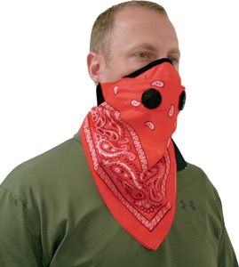 Rider Dust Masks - Pro Bandana Dust Mask Red