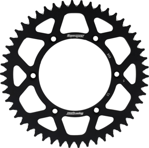 Aluminum Rear Sprocket 50T - Black - For 80-16 Kawasaki Suzuki