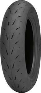 Hard Compound 120/80-12 Rear Tire - SR003 "Stealth" 55J - The Ultimate DOT Legal Scooter & Mini Racing Tire