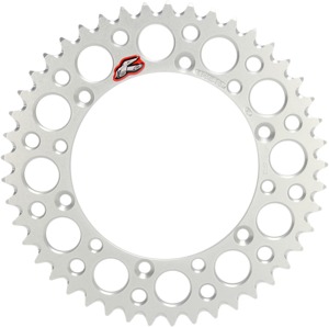 20-23 Kawasaki KLX 230/ R/ S Rear Sprocket Grooved - Silver 520-45 Teeth