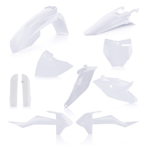 Full Plastic Kit - White - For 18-23 KTM 85 SX 17/14