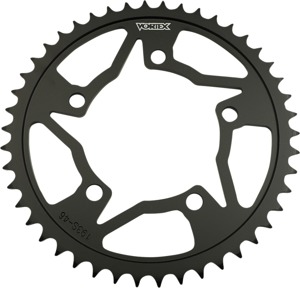 Carbon Steel 525 46T Drive Sprocket - Black - For 09-18 BMW S1000RR