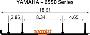 Flat-Top Runners - 4" Carbide Yamaha