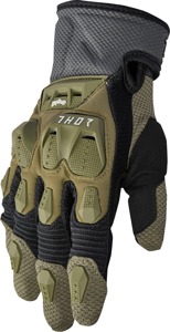 XL Terrain Gloves - Army/Charcoal