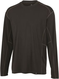 FIRSTGEAR Base Layer Shirt Lightweight Long-Sleeve Dark Grey - Medium