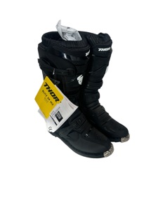 Blitz Xp Dirt Bike Boots - Black Mx Sole Us Size 9 - Open Box, no box