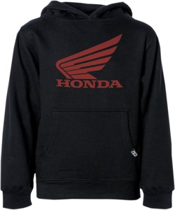 Youth Honda Wing Hoody - Honda Wing Hoody Blk Ysm