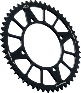 Black Aluminum Rear Sprocket - 51 Teeth 420 Pitch