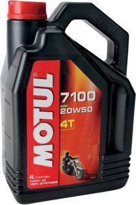 7100 SYNTHETIC ESTER MOTOR OIL - OIL 7100 20W50 4T SYN 1G