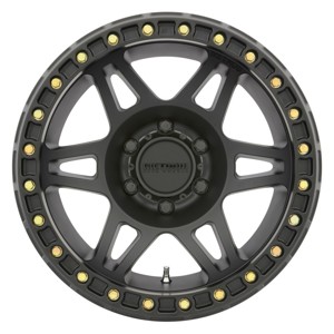 MR106 Beadlock 17x9 -44mm Offset 5x5 71.5mm CB Matte Black w/BH-H24125 Wheel