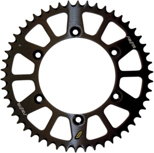 Works Triplestar Aluminum Rear Sprocket 48T - Black - For 83-20 Yam Hon