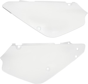 Side Panels - White - For 02-09, 2012, 15-22 Suzuki RM85 & RM85L