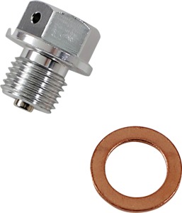 Magnetic Drain Plug w/ Washer - M12x1.25 x 10mm Long
