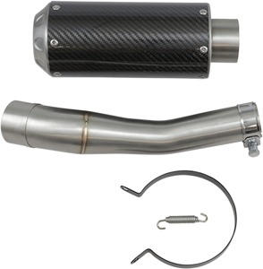 MGP 2 Growler Carbon Fiber Slip On Exhaust - For Honda CB & CBR 300 & 500