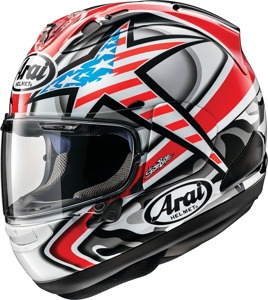 Arai Corsair-X Hayden Laguna Helmet XL Red/Blue/White - Full-face helmet with Hayden Laguna graphic