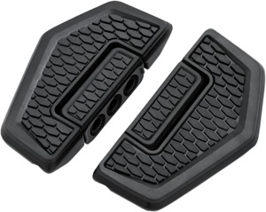 Hex Driver/Passenger Floorboards - Black - For Harley