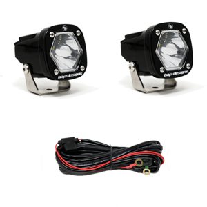 S1 Spot LED Light w/ Mounting Bracket Pair