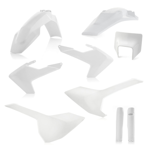 Full Plastic Kit - White - Fits Many 17-19 Husqvarna 150-450