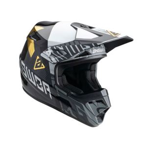 Answer AR3 Ronin Helmet Black/White/Gold - XL