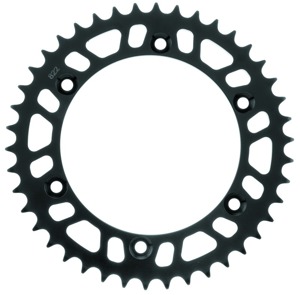 Beta Rear Steel Sprocket 520 42T - Black