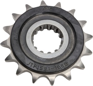 Front Steel Countershaft Sprocket w/ Rubber Damper - 16 Tooth 525