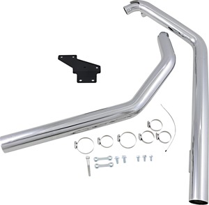 Straightshots Chrome Full Exhaust - For 86-11 Harley Softail