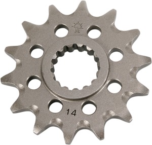 Front Steel Countershaft Sprocket Self Cleaning - 14 Tooth 520