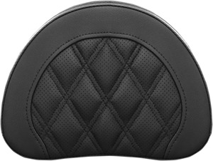 Road Sofa Half-Moon Diamond 8" Sissy Bar Pad - Black