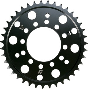 Steel 520 Rear Sprocket 39T - Black - For Kawasaki Ninja ZZR Z1000