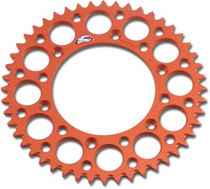 7075-T6 Aluminum 48T Rear Sprocket Orange