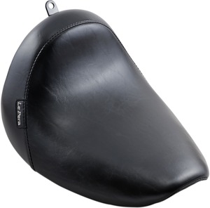 Bare Bones Smooth Vinyl Solo Seat - Black - For Harley FLS FXS