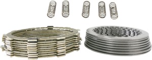 SRK Complete Clutch Kit - Aramid Fiber Friction Plates, Steels, & Springs - For 01-03 Suzuki GSXR600