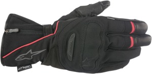 Primer Drystar Leather Street Riding Gloves Black/Red Medium