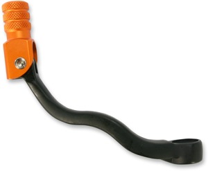 Anodized Forged Folding Shift Lever Black/Orange - For KTM 125-380