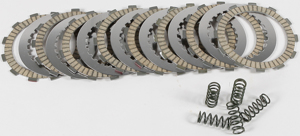 Complete Clutch Plate Kit - Fibers & Spring w/ Steels - Honda & KTM 250