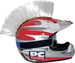 Helmet Mohawk - Helmet Mohawk White