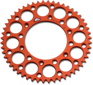 7075-T6 Aluminum 52T Rear Sprocket Orange