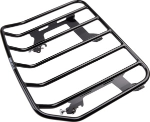 Detachable BA Rack With Kick Up for Indian - Det Ba Luggage Rack-Blk