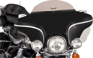 130 Series Detachable Windshield 6" Smoke - For 96-13 HD FLH