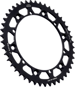 Black Aluminum Rear Sprocket - 46 Teeth 520 Pitch