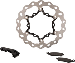 Oversize Wave Floating Brake Rotor Kit - For Suzuki DRZ400 RM125/250