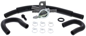 Fuel Shutoff Valve & Hose Kit For 04-07 Honda CRF250X - Includes New Petcock & Formed Hoses