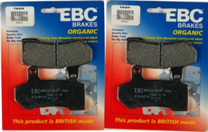 Standard Organic Brake Pads Front Set