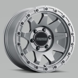 MR317 17x8.5 0mm Offset 6x5.5 106.25mm CB Matte Titanium Wheel