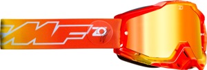 FMF PowerBomb Goggles - Osborne - Red Mirror Lens - Mirrored lens off-road goggles