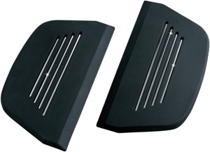 Premium Passenger Board Inserts 86-Up Touring Models Black