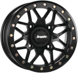 Typhon Wheel 14X7 4/137 5+2 +10 Machined Black