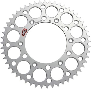 Rear Sprocket - Grooved Silver 520-52 Teeth - For 91-24 KTM 125-525 EXC/SX/SX-F/XC/XC-W/XC-F