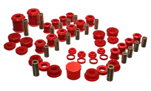 95-99 Mitsubishi Eclipse FWD/AWD Red Hyper-flex Master Bushing Set