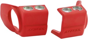 Fork Shoe Protectors - Red - Fits Beta, Honda, Kawasaki 250/450 Models 09-24